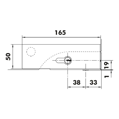 CASMA 053 Corner Patch with Lock