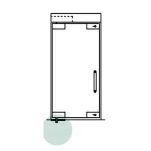 CASMA 059 Bottom Freeswing Pivot 100kg
