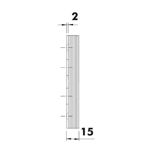 CASMA 064 Jamb Lock Shoot Keep with Stop