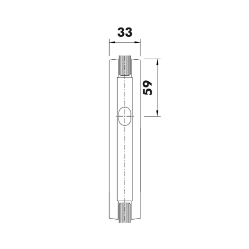 067 Vertical Centre Lock Shot Keep