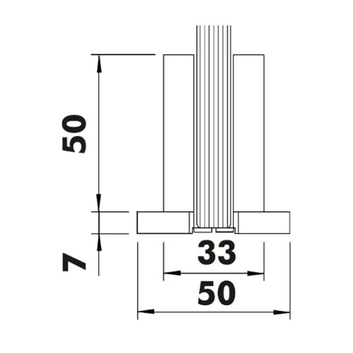 CASMA 078 Bottom Fixing Clamp