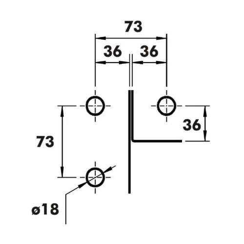 CASMA 082 Transom Side Panel Patch with Stop