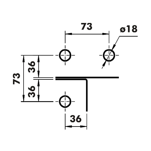 CASMA 082 Transom Side Panel Patch with Stop