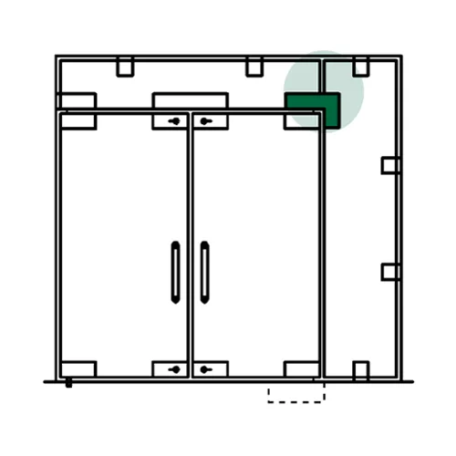 CASMA 083 Transom/Side Panel Patch with Pivot