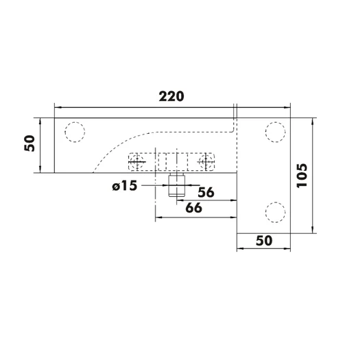 CASMA 083 Transom/Side Panel Patch with Pivot