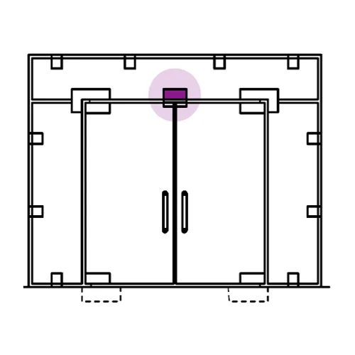 CASMA 087 Transom Double Door Stop