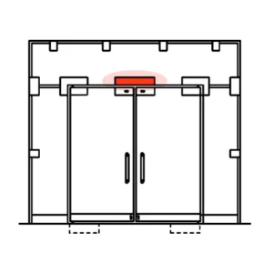 CASMA 088 Transom Double Door Lock Shoot Keep