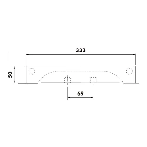 CASMA 088 Transom Double Door Lock Shoot Keep