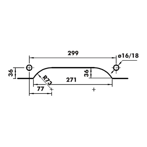 CASMA 088 Transom Double Door Lock Shoot Keep