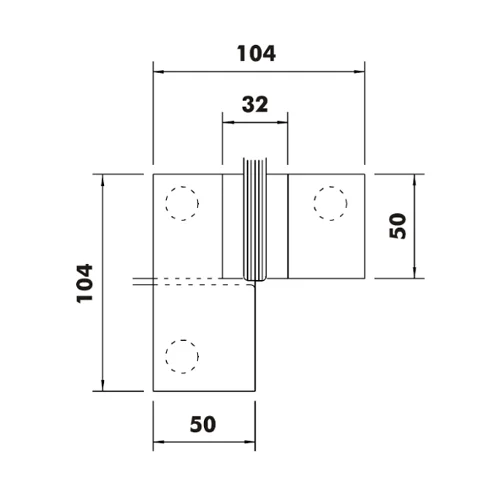 CASMA 091 Transom Side Panel Patch with Fin