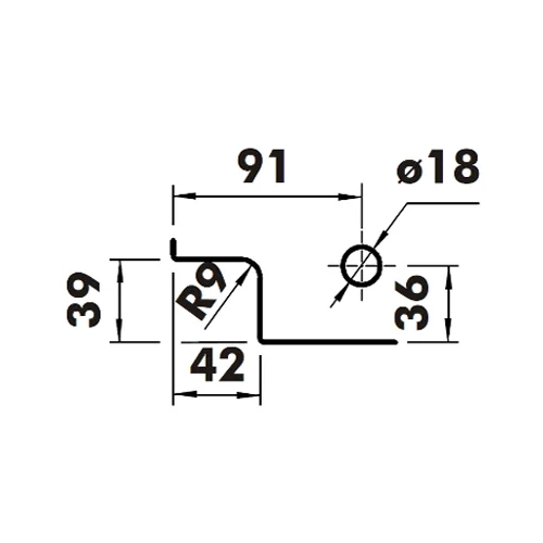 CASMA 091 Transom Side Panel Patch with Fin
