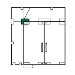 CASMA 094 Transom Side Panel Patch with Pivot & Fin