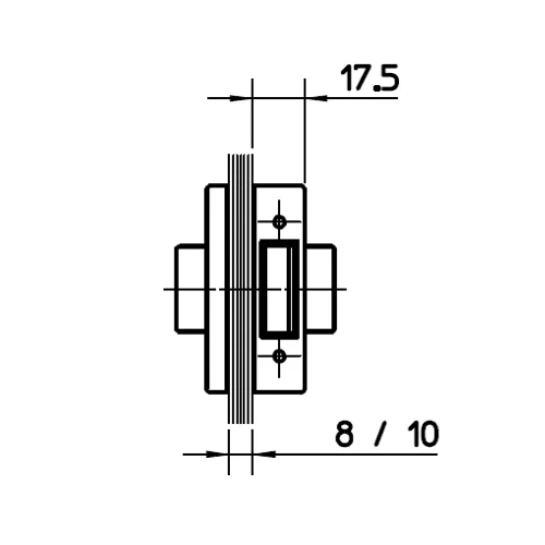 CASMA 15112 Quadra Non-Locking Latch