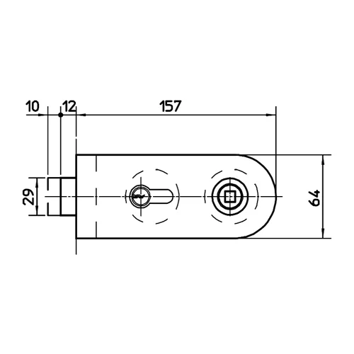 CASMA 15200 Claustra Locking Latch
