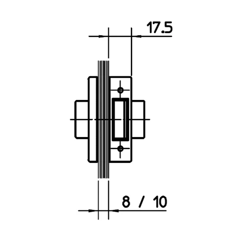 CASMA 15202 Claustra Non-Locking Latch
