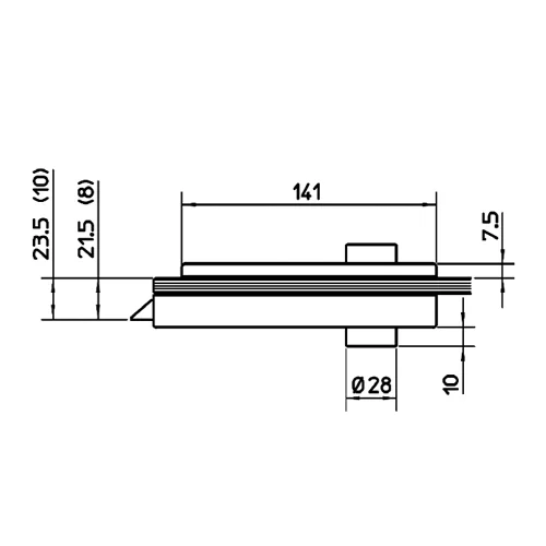 CASMA 15202 Claustra Non-Locking Latch