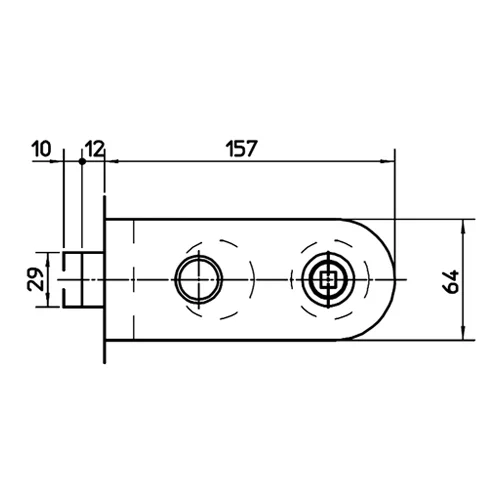 CASMA 15206 Claustra Locking Latch