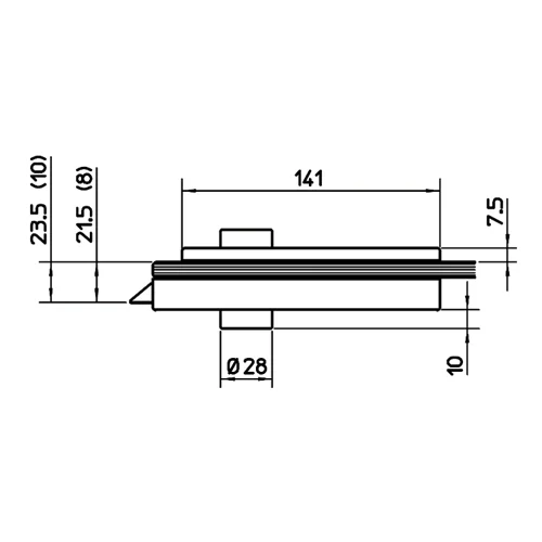 CASMA 15212 Claustra Non-Locking Latch