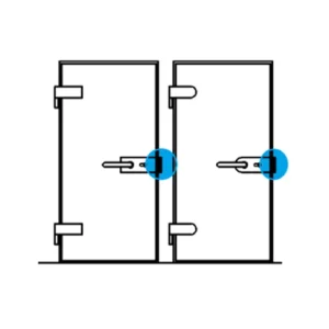 CASMA 15440 Jamb Strike Plate for Claustra/Quadra Latch sets
