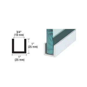 4302 Brite Anodised U Channel