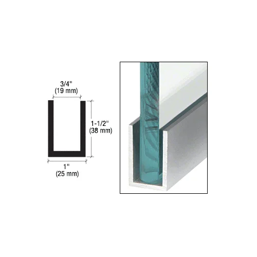 Satin Anodised U Channel