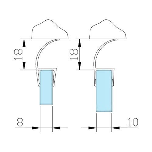 Colcom 8PT1-33 Shower Seal 2.5m
