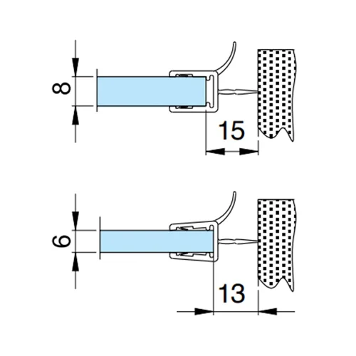 Colcom 8PT8-35 shower Seal 2.2m