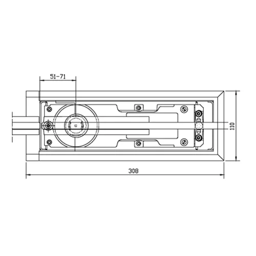 CASMA Speedy KS3000 Floor Closer