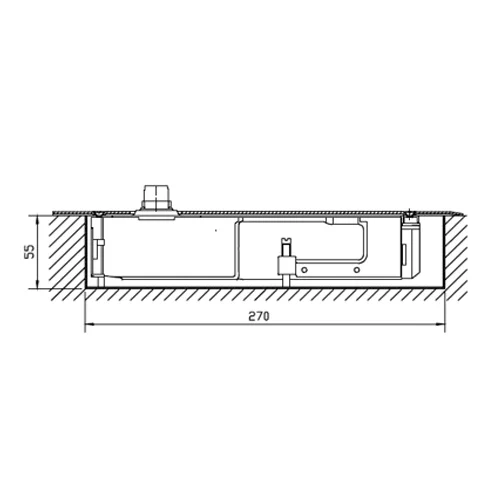 CASMA Speedy KS3000 Floor Closer