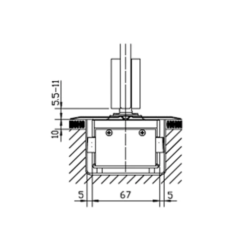 CASMA Speedy KS3000 Floor Closer