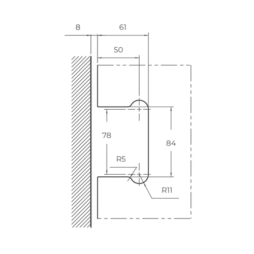 CASMA L-810 Hinge