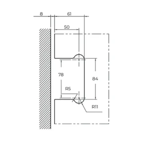 CASMA L-811 Hydraulic Hinge