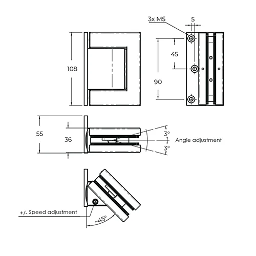 CASMA L-811 Hinge