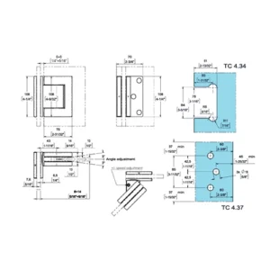 CASMA Latus L-816 Hydraulic Hinge
