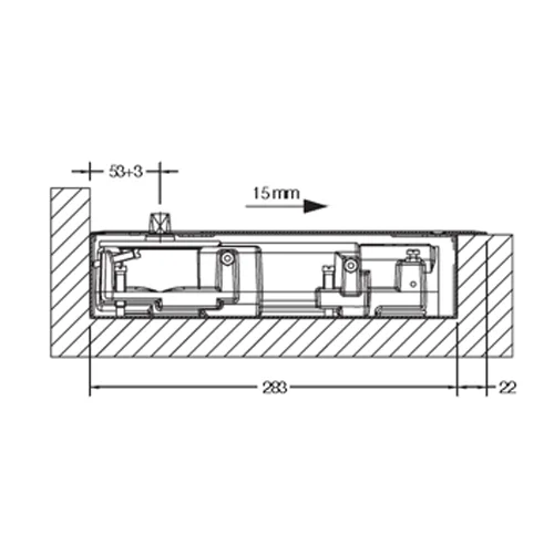 CASMA Speedy M25 Floor Closer