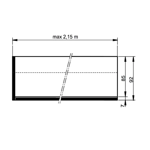 CASMA Bottom Side Panel Rail