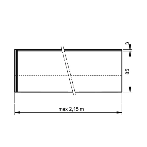 CASMA Top Side Panel Rail