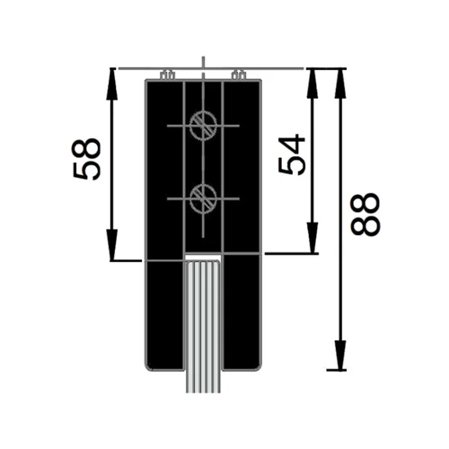 CASMA Top Side Panel Rail
