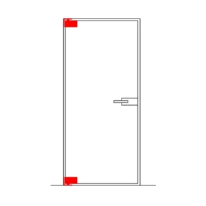 CASMA 12792 Internal Door Pivot Patch
