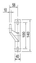 2-Way Structural Glass Spider Fitting - 200mm - Image 4