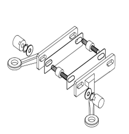 2 Arm Fin Spider Fitting – 200mm Heavy Duty