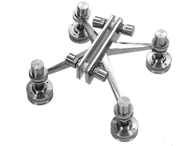 4 Arm Fin Spider Fitting - 200mm Heavy Duty